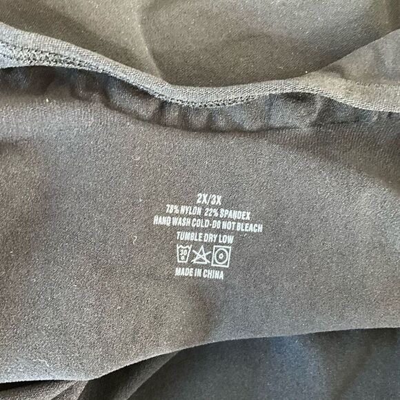 SHAPERX Womens 2X/3X Bodysuit 5215 Tummy Control Shapewear Thong Black New - Picture 12 of 12